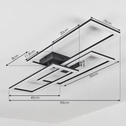 Hofstein Taleta Deckenleuchte LED Schwarz, 1-flammig 15 Hofstein Taleta Deckenleuchte LED Schwarz, 1-flammig -LED Leuchten Verkäufe 2022 taleta deckenleuchte h3445525 3