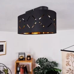 Hofstein Tallaboa Deckenleuchte LED Schwarz, 1-flammig -LED Leuchten Verkäufe 2022 tallaboa deckenleuchte h3437353 7