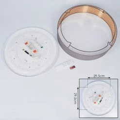 Hofstein Tallaboa Deckenleuchte LED Weiß, 1-flammig, Fernbedienung -LED Leuchten Verkäufe 2022 tallaboa deckenleuchte h3561256 4