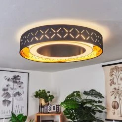 Hofstein Tallaboa Deckenleuchte LED Schwarz, Weiß, 1-flammig -LED Leuchten Verkäufe 2022 tallaboa deckenleuchte h3562024 6