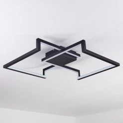 Hofstein Taxmido Deckenleuchte LED Schwarz, Weiß, 1-flammig, Fernbedienung -LED Leuchten Verkäufe 2022 taxmido deckenleuchte h3417515 7