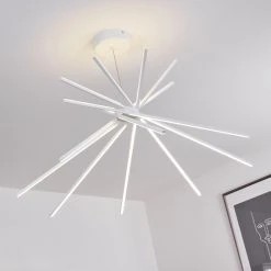 Hofstein Teles Deckenleuchte LED Weiß, 1-flammig -LED Leuchten Verkäufe 2022 teles deckenleuchte h3373170 10