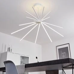 Hofstein Teles Deckenleuchte LED Weiß, 1-flammig -LED Leuchten Verkäufe 2022 teles deckenleuchte h3373170 16