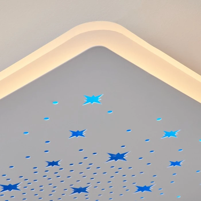 Hofstein Telsen Deckenpanel LED Weiß, 2-flammig, Fernbedienung, Farbwechsler 6 Hofstein Telsen Deckenpanel LED Weiß, 2-flammig, Fernbedienung, Farbwechsler – Bild 6