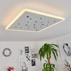 Hofstein Telsen Deckenpanel LED Weiß, 2-flammig, Fernbedienung, Farbwechsler 18 Hofstein Telsen Deckenpanel LED Weiß, 2-flammig, Fernbedienung, Farbwechsler -LED Leuchten Verkäufe 2022 telsen deckenpanel h3562772 6