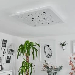 Hofstein Telsen Deckenpanel LED Weiß, 2-flammig, Fernbedienung, Farbwechsler 21 Hofstein Telsen Deckenpanel LED Weiß, 2-flammig, Fernbedienung, Farbwechsler -LED Leuchten Verkäufe 2022 telsen deckenpanel h3562772 9