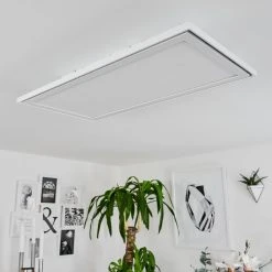 Hofstein Telsen Deckenpanel LED Weiß, 2-flammig, Fernbedienung, Farbwechsler -LED Leuchten Verkäufe 2022 telsen deckenpanel h3562864 11