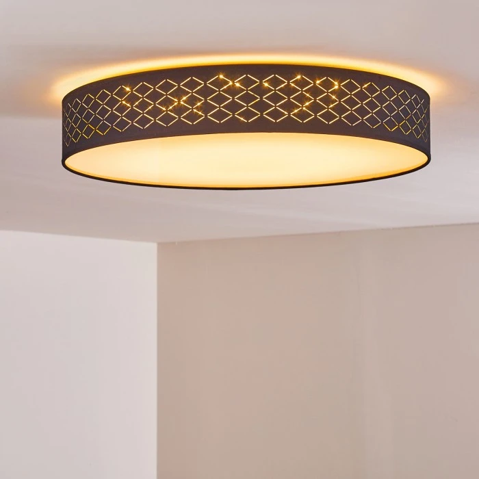 Hofstein Temuka Deckenleuchte LED Weiß, 1-flammig, Fernbedienung 11 Hofstein Temuka Deckenleuchte LED Weiß, 1-flammig, Fernbedienung – Bild 11