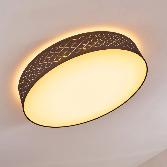 Hofstein Temuka Deckenleuchte LED Weiß, 1-flammig, Fernbedienung 13 Hofstein Temuka Deckenleuchte LED Weiß, 1-flammig, Fernbedienung – Bild 13