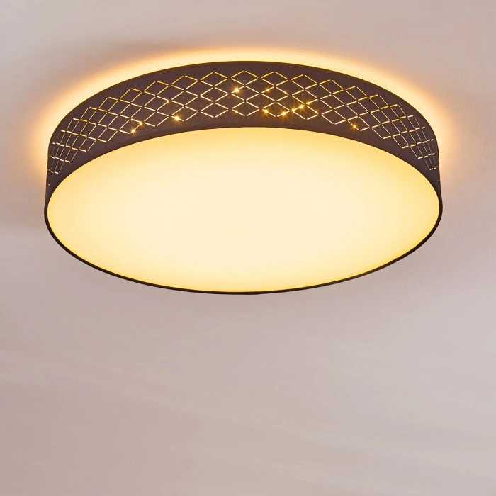 Hofstein Temuka Deckenleuchte LED Weiß, Schwarz, 1-flammig, Fernbedienung 16 Hofstein Temuka Deckenleuchte LED Weiß, Schwarz, 1-flammig, Fernbedienung – Bild 16