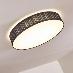 Hofstein Temuka Deckenleuchte LED Weiß, Schwarz, 1-flammig, Fernbedienung 43 Hofstein Temuka Deckenleuchte LED Weiß, Schwarz, 1-flammig, Fernbedienung -LED Leuchten Verkäufe 2022 temuka deckenleuchte h3168967 do1 18