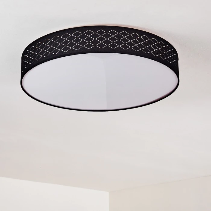 Hofstein Temuka Deckenleuchte LED Weiß, Schwarz, 1-flammig, Fernbedienung 24 Hofstein Temuka Deckenleuchte LED Weiß, Schwarz, 1-flammig, Fernbedienung – Bild 24