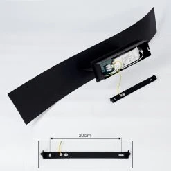 Hofstein Teresina Deckenleuchte LED Schwarz, 1-flammig, Fernbedienung -LED Leuchten Verkäufe 2022 teresina deckenleuchte h3375327 4