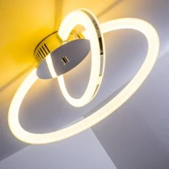 Hofstein Tesoro Deckenleuchte LED Chrom, 1-flammig -LED Leuchten Verkäufe 2022 tesoro deckenleuchte h167497 10