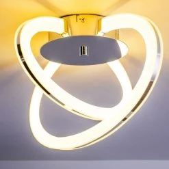 Hofstein Tesoro Deckenleuchte LED Chrom, 1-flammig -LED Leuchten Verkäufe 2022 tesoro deckenleuchte h167497 3