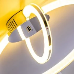 Hofstein Tesoro Deckenleuchte LED Chrom, 1-flammig -LED Leuchten Verkäufe 2022 tesoro deckenleuchte h167497 6