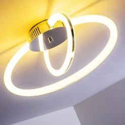 Hofstein Tesoro Deckenleuchte LED Chrom, 1-flammig -LED Leuchten Verkäufe 2022 tesoro deckenleuchte h167497 8