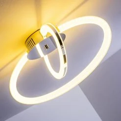 Hofstein Tesoro Deckenleuchte LED Chrom, 1-flammig -LED Leuchten Verkäufe 2022 tesoro deckenleuchte h167497 9