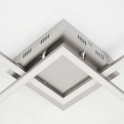 Hofstein Thara Deckenleuchte LED Nickel-Matt, 2-flammig, Fernbedienung -LED Leuchten Verkäufe 2022 thara deckenleuchte h3381731 5