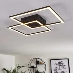 Hofstein Thara Deckenleuchte LED Schwarz, 1-flammig, Fernbedienung -LED Leuchten Verkäufe 2022 thara deckenleuchte h3392539 11