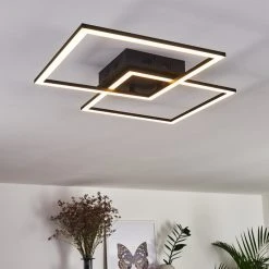 Hofstein Thara Deckenleuchte LED Schwarz, 1-flammig, Fernbedienung -LED Leuchten Verkäufe 2022 thara deckenleuchte h3392539 8