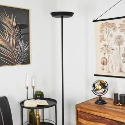 Hofstein Theron Deckenfluter LED Schwarz, 1-flammig, Fernbedienung -LED Leuchten Verkäufe 2022 theron deckenfluter h3456606 9