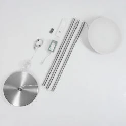 Hofstein Theron Deckenfluter LED Nickel-Matt, 1-flammig, Fernbedienung 14 Hofstein Theron Deckenfluter LED Nickel-Matt, 1-flammig, Fernbedienung -LED Leuchten Verkäufe 2022 theron deckenfluter h3552346 4