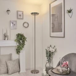 Hofstein Theron Deckenfluter LED Nickel-Matt, 1-flammig, Fernbedienung 16 Hofstein Theron Deckenfluter LED Nickel-Matt, 1-flammig, Fernbedienung -LED Leuchten Verkäufe 2022 theron deckenfluter h3552346 6