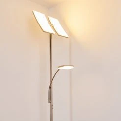 Hofstein Thyolo Deckenfluter LED Stahl geb&uuml;rstet, 2-flammig -LED Leuchten Verkäufe 2022 thyolo deckenfluter h3166215 do1 5