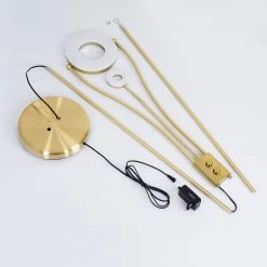 Hofstein Tierz Deckenfluter LED Messing, 2-flammig -LED Leuchten Verkäufe 2022 tierz deckenfluter h3380949 4