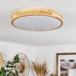 Hofstein Tikkala Deckenleuchte LED Naturfarben, 1-flammig -LED Leuchten Verkäufe 2022 tikkala deckenleuchte h3580295 9