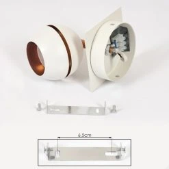 Hofstein Tome Deckenleuchte LED Messing, Weiß, 1-flammig -LED Leuchten Verkäufe 2022 tome deckenleuchte h3611722 4