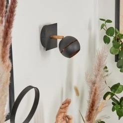 Hofstein Tome Wandleuchte LED Messing, Schwarz, 1-flammig -LED Leuchten Verkäufe 2022 tome wandleuchte h3609798 10