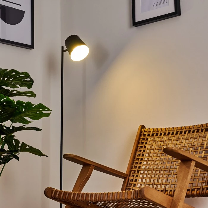 Hofstein Tontolos Stehleuchte LED Schwarz, 1-flammig 11 Hofstein Tontolos Stehleuchte LED Schwarz, 1-flammig – Bild 11