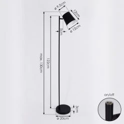 Hofstein Tontolos Stehleuchte LED Schwarz, 1-flammig 15 Hofstein Tontolos Stehleuchte LED Schwarz, 1-flammig -LED Leuchten Verkäufe 2022 tontolos stehleuchte h3382691 3