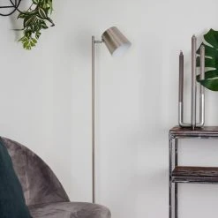 Hofstein Tontolos Stehleuchte LED Nickel-Matt, 1-flammig -LED Leuchten Verkäufe 2022 tontolos stehleuchte h3385388 11