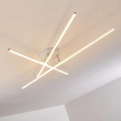 Hofstein Tornio Deckenleuchte LED Nickel-Matt, Wei&szlig;, 3-flammig -LED Leuchten Verkäufe 2022 tornio deckenleuchte h3271773 do1 15