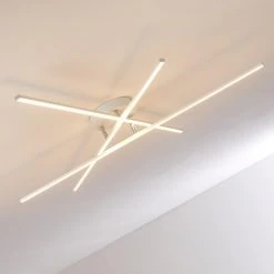 Hofstein Tornio Deckenleuchte LED Nickel-Matt, Wei&szlig;, 3-flammig -LED Leuchten Verkäufe 2022 tornio deckenleuchte h3271773 do1 5