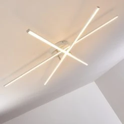 Hofstein Tornio Deckenleuchte LED Nickel-Matt, Wei&szlig;, 3-flammig -LED Leuchten Verkäufe 2022 tornio deckenleuchte h3271773 do1 7