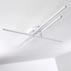 Hofstein Tornio Deckenleuchte LED Nickel-Matt, Wei&szlig;, 3-flammig -LED Leuchten Verkäufe 2022 tornio deckenleuchte h3271773 do1 8