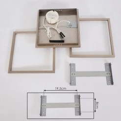 Hofstein Torres Deckenleuchte LED Nickel-Matt, 3-flammig 16 Hofstein Torres Deckenleuchte LED Nickel-Matt, 3-flammig -LED Leuchten Verkäufe 2022 torres deckenleuchte h3381380 4
