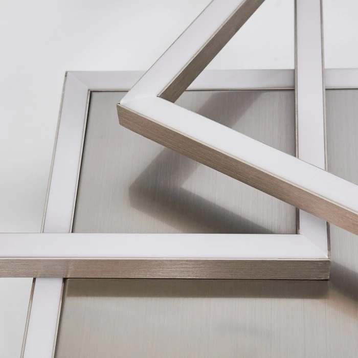 Hofstein Torres Deckenleuchte LED Nickel-Matt, 3-flammig 10 Hofstein Torres Deckenleuchte LED Nickel-Matt, 3-flammig – Bild 10