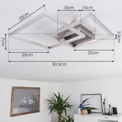 Hofstein Torres Deckenleuchte LED Weiß, 2-flammig 15 Hofstein Torres Deckenleuchte LED Weiß, 2-flammig -LED Leuchten Verkäufe 2022 torres deckenleuchte h3382363 3