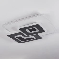 Hofstein Trapani Deckenleuchte LED Weiß, 1-flammig, Fernbedienung -LED Leuchten Verkäufe 2022 trapani deckenleuchte h3458693 9