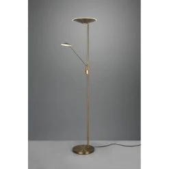 Trio Leuchten Trio Brantford Deckenfluter LED Altmessing, 1-flammig