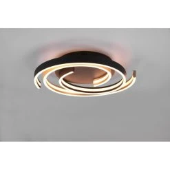 Trio Leuchten Trio Caya Deckenleuchte LED Messing, Schwarz, 1-flammig