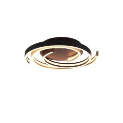 Trio Leuchten Trio Caya Deckenleuchte LED Messing, Schwarz, 1-flammig -LED Leuchten Verkäufe 2022 trio caya deckenleuchte 641910208 3