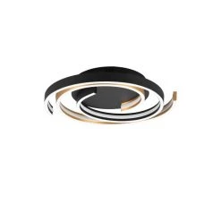 Trio Leuchten Trio Caya Deckenleuchte LED Messing, Schwarz, 1-flammig -LED Leuchten Verkäufe 2022 trio caya deckenleuchte 641910208 7