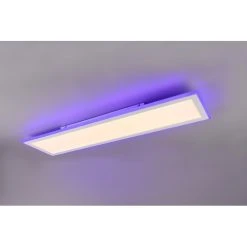 Trio Leuchten Trio Columbia Deckenleuchte LED Weiß, 1-flammig, Fernbedienung, Farbwechsler -LED Leuchten Verkäufe 2022 trio columbia deckenleuchte 679010031 2