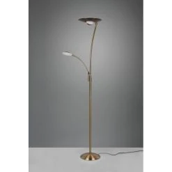 Trio Leuchten Trio Granby Deckenfluter LED Altmessing, 1-flammig -LED Leuchten Verkäufe 2022 trio granby deckenfluter 424310204 5